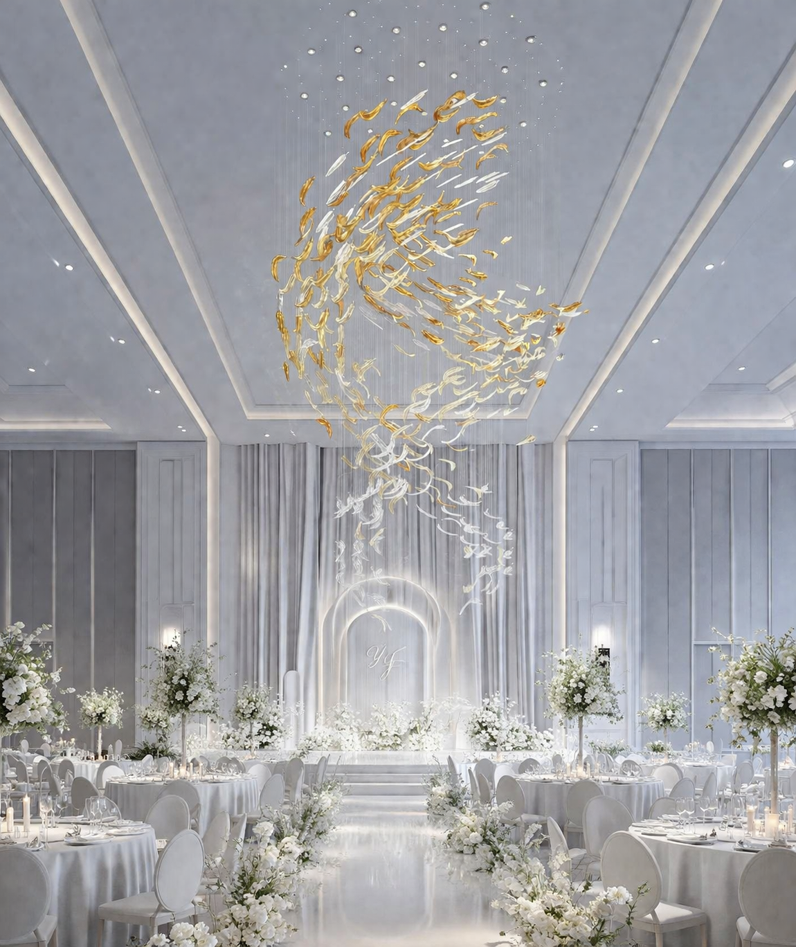 Banquet Hall Large Chandelier