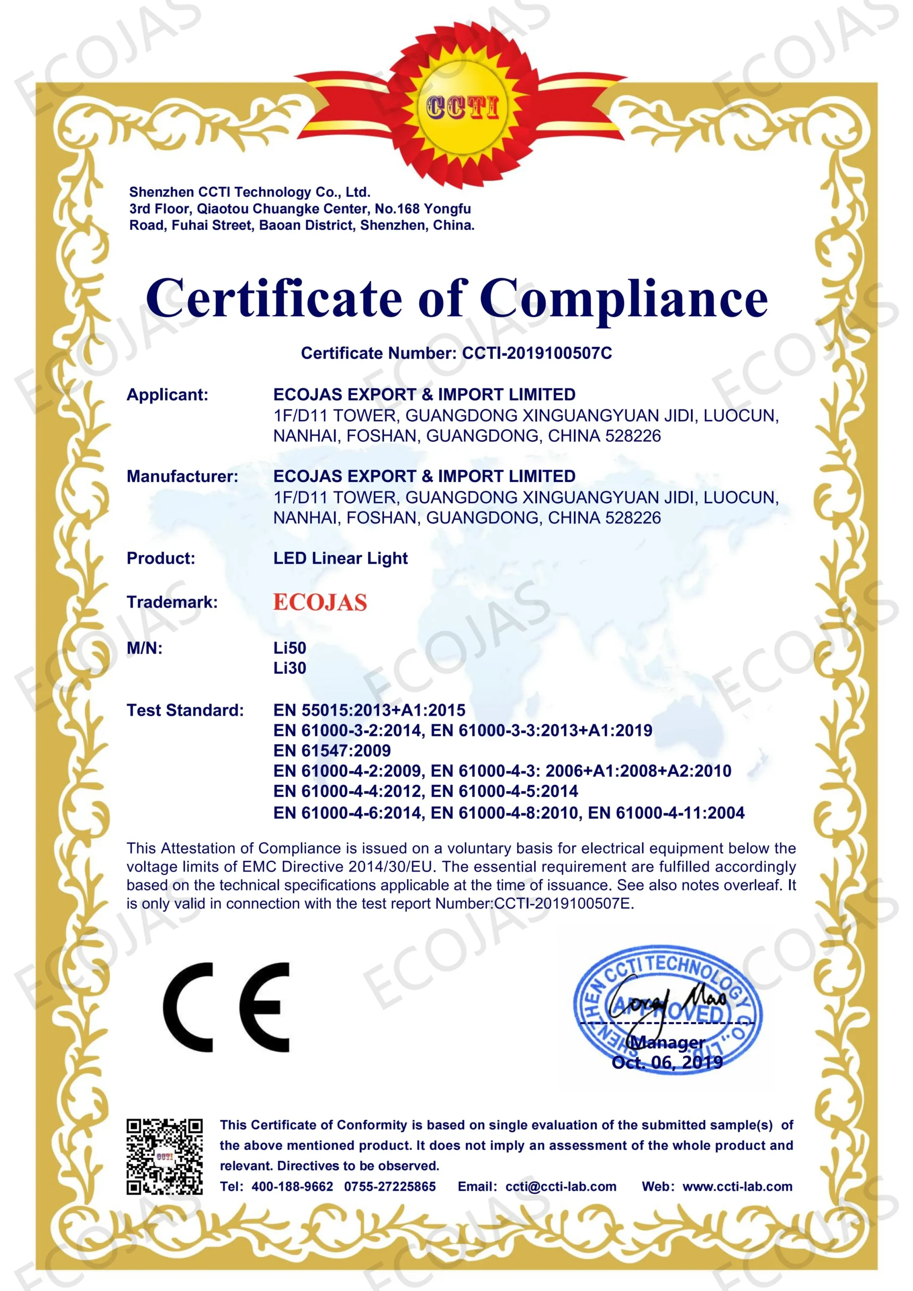 LED Linear light_CE_01